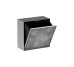 XtraStoris Rock Встрой.ведро д/мусора 6л с дверцей, под плитку 30х30х14см, Brushed Stainless Steel (56090800)