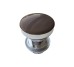 Клапан Клік-Клак для сифона з керамічною кришкою з переливом Carbone (PLTPCE)