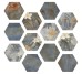 Плитка Blue Matt Hexa 23.2x26.7 Hibiscus ITT з колекції Hibiscus ITT