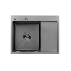 Кухонная мойка KRP Schwarze - 6350LHM PVD (3.0/1.0 мм) Кухонная мойка KRP Schwarze - 6350LHM PVD (3.0/1.0 мм)