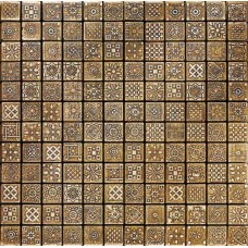 Мозаика (30.5x30.5) MOS/2.5 Dark Gold 800 Mosaico 2.5*2.5 - Luxury из коллекции Luxury Luxury