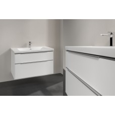 SUBWAY 3.0 Тумба под умывальник 97,3x57,6x46,2 cм Brilliant White, ручки glossy aluminium (C57000VE)