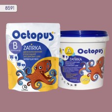 Двокомпонентна епоксидна затирка фуга для плитки і мозаїки ТМ "OCTOPUS",  колір  8591 1,25 кг Octopus