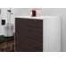 Пів пенал Xevolos E 890/400/360 правий, Matt White/Front Dark Oak (54215730)