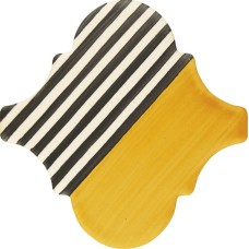 Color Art Yellow Stripes Arabesque 15x15 PF008 Color Art Yellow Stripes Arabesque 15x15 PF008 COLOR ART Керамічна плитка Aleluia