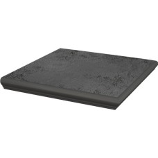 Ступенька с капиносом угловая 6354 Semir Grafit 330x330x11 Ступенька с капиносом угловая 6354 Semir Grafit 330x330x11