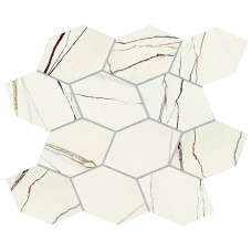 Мозаїка Lichen Mosaico Hexa Rete Lappato - 30x30 -15661 Lichen з колекції Lichen Settecento: незалежна фабрика мозаїк і художньої кераміки