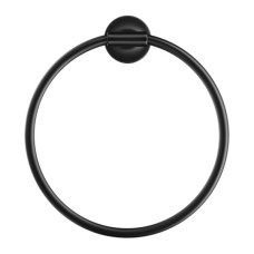 Держатель для полотенец кольцо STARCK T 210x73 мм черный матовый (0099474600)