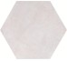 Плитка Hexagon White 24x27.7 Docklands Cir з колекції Docklands Cir