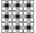 Плитка 20*20 Caprice Deco Cloth B&amp;W 22124 Caprice Equipe з колекції Caprice Equipe
