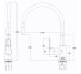 Змішувач для кухні Globus Lux Dolly GLD-0203LR-BL Globus Lux
