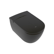 VICLEAN-I 100 Унітаз-біде підвісний 38,5х59,5см Rimless (V0E100R7) Pure Black Ceramic Plus VICLEAN-I 100 Унітаз-біде підвісний 38,5х59,5см Rimless (V0E100R7) Pure Black Ceramic Plus
