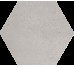 SIGMA GREY PLAIN 21.6х24.6 (шестигранник) B-96 (плитка для підлоги та стін)