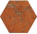 Плитка Rosso Siena Esagona - 15.8x18.3 1080615 Cotto del Campiano з колекції Cotto del Campiano Cir