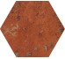 Плитка Rosso Siena Esagona - 15.8x18.3 1080615 Cotto del Campiano з колекції Cotto del Campiano Cir