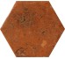 Плитка Rosso Siena Esagona - 15.8x18.3 1080615 Cotto del Campiano з колекції Cotto del Campiano Cir