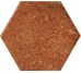 Плитка Rosso Siena Esagona - 15.8x18.3 1080615 Cotto del Campiano з колекції Cotto del Campiano Cir