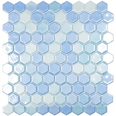 Мозаїка 31,5*31,5 Lux Light Blue Hex 403H