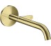 Смеситель AXOR One Select 220 для умывальника из стены, Polished Gold Optic (48112990)