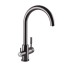 Змішувач для кухні під осмос Globus Lux LAZER GLLR-0333-11-GRAPHITE Globus Lux