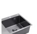 Кухонна мийка Kroner KRP Schwarze - 7849RHM PVD (3.0/1.0 мм) Kroner
