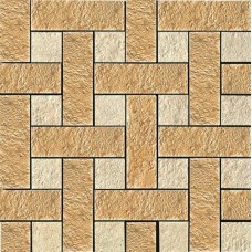 Мозаїка Mosaico Chesterfield Oro-Almond 39.4x39.4 Palace Gold з колекції Palace Gold Palace Gold Керамическая плитка Versace
