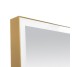 Дзеркало Люче gold 60x70, сенсор, підсвітка Aqua Rodos