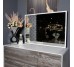 Дзеркало Люче gold 60x70, сенсор, підсвітка Aqua Rodos