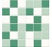 Мозаїка (30x30) M IN 14 IN Latte-33+IN Smeralda-33+IN Giada-33 - Interni Mix з колекції Interni Mix Vogue