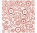 Плитка (20x20) WW51L2 Red On White Wonder Lux2 - Wonderwall з колекції Wonderwall Ascot