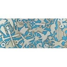 Мозаїка Silhouette Turquoise A 129.1x290.5 Decori 10 з колекції Decori 10 Decori 10