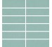 Мозаїка Pastelli Pro Muretto Turchese - 30x30 T222917 Pastelli Pro з колекції Pastelli Pro Alfalux