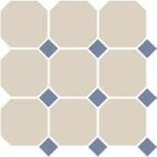 White Blue Cobalt Dots 30x30 Octagon Top Cer з колекції Octagon