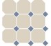 Плитка White Blue Cobalt Dots 30x30 Octagon Top Cer з колекції Octagon TopCer