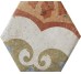 Плитка Terre Emiliane Mix Esagona - 15.8x18.3 1081302 Cotto del Campiano з колекції Cotto del Campiano Cir