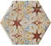 Плитка Terre Emiliane Mix Esagona - 15.8x18.3 1081302 Cotto del Campiano з колекції Cotto del Campiano Cir