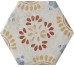 Плитка Terre Emiliane Mix Esagona - 15.8x18.3 1081302 Cotto del Campiano з колекції Cotto del Campiano Cir