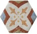 Плитка Terre Emiliane Mix Esagona - 15.8x18.3 1081302 Cotto del Campiano з колекції Cotto del Campiano Cir