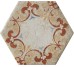 Плитка Terre Emiliane Mix Esagona - 15.8x18.3 1081302 Cotto del Campiano з колекції Cotto del Campiano Cir