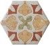 Плитка Terre Emiliane Mix Esagona - 15.8x18.3 1081302 Cotto del Campiano з колекції Cotto del Campiano Cir