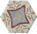Плитка Terre Emiliane Mix Esagona - 15.8x18.3 1081302 Cotto del Campiano з колекції Cotto del Campiano Cir