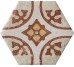 Плитка Terre Emiliane Mix Esagona - 15.8x18.3 1081302 Cotto del Campiano з колекції Cotto del Campiano Cir