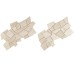 Мозаїка (60x60) 0VM1ML1 Mosaico Valmalenco Bianco Palladiana 2Pcs Nat/Luc 30*60 - Pietra Valmalenco з колекції Pietra Valmalenco COEM