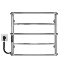 Рушникосушарка електрична Аквамікс П5 500х500 нержавіюча сталь (Хром, JD03, Ліве підключення) Електричні рушникосушки — сторінка 5