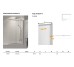 Шторка для ванни SENSI 100x150 скло clear ACTIVE SHIELD 5mm