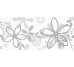 Декор (27x60) Decor Ottard Plata-Blanco - Dennis з колекції Dennis Novogres