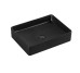 DFL2170100MB Flow square Раковина прямокутна 510х405х110 мм на стільницю, без переливу, чорна матова (1 сорт)
