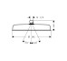 Верхний душ Axor Archivio 240 EcoSmart, Stainless Steel Optic (34054800)