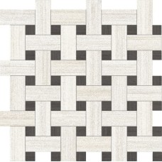 Мозаїка (30x30) MF55 White Intreccio R - Fusion з колекції Fusion Мозаїка (30x30) MF55 White Intreccio R - Fusion з колекції Fusion