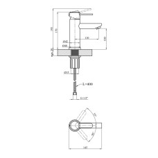 Змішувач для раковини Elposo - INOX010CR Agua — сторінка 2